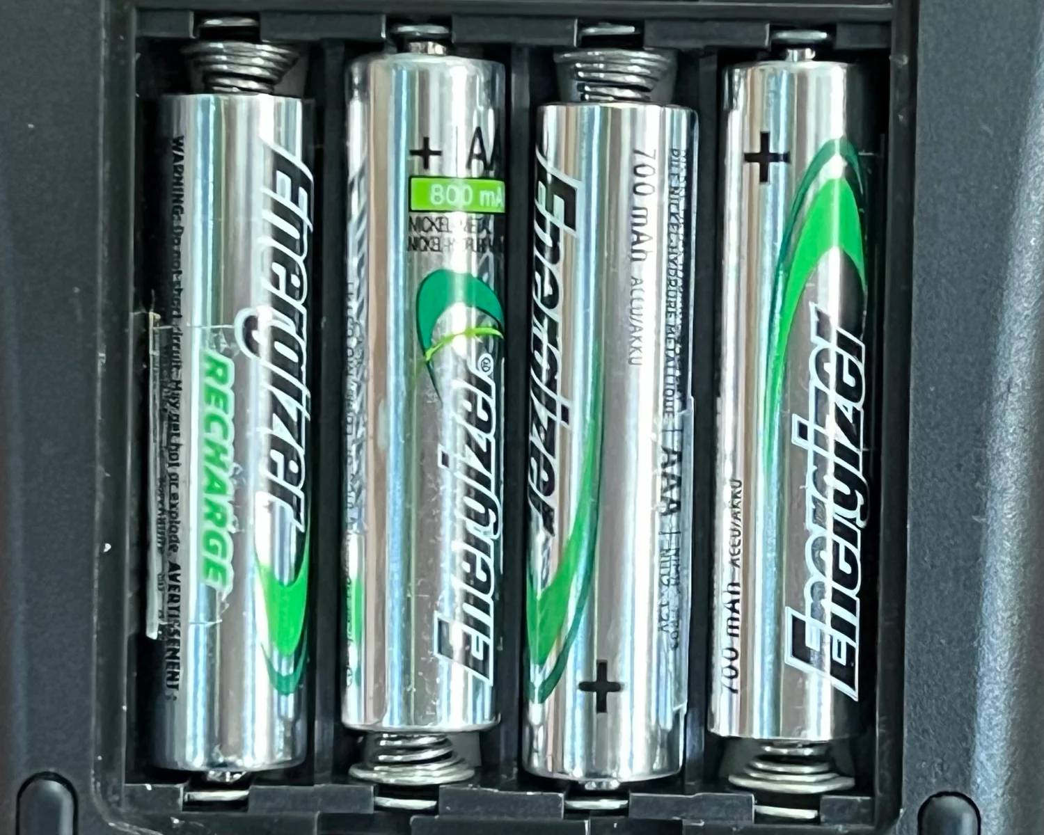4 AAA cells in a box.