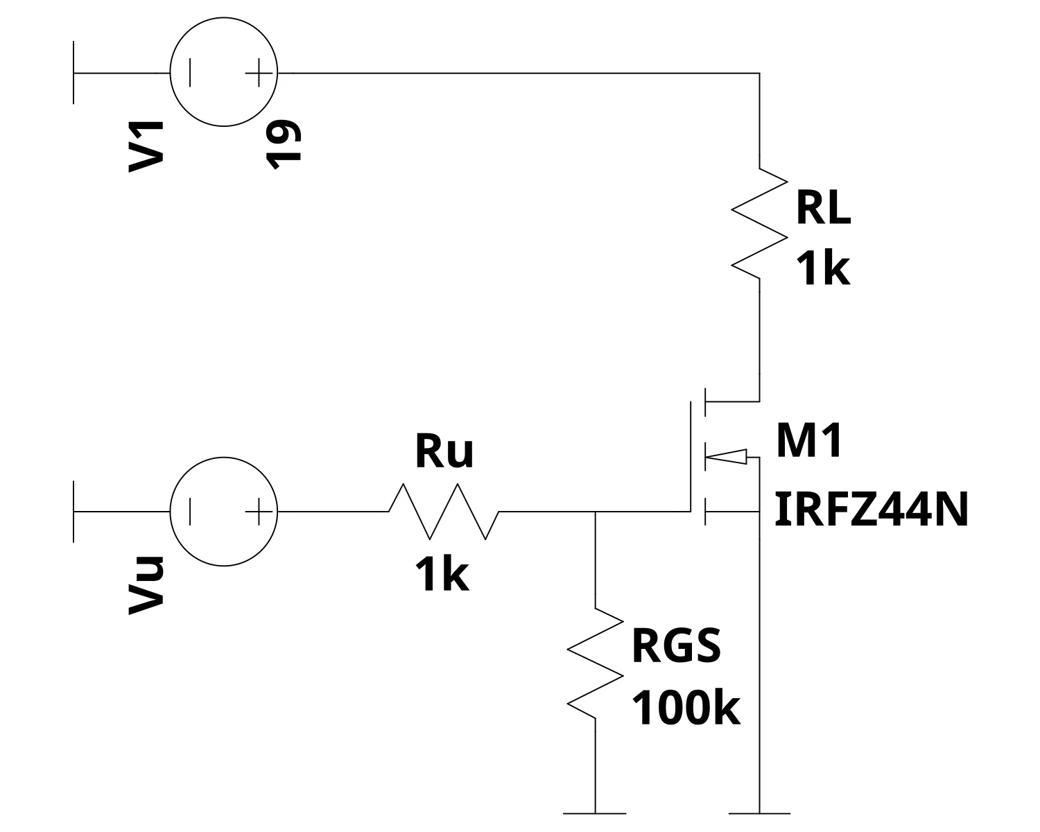 A more complete circuit diagram included appropriately sized resistors.