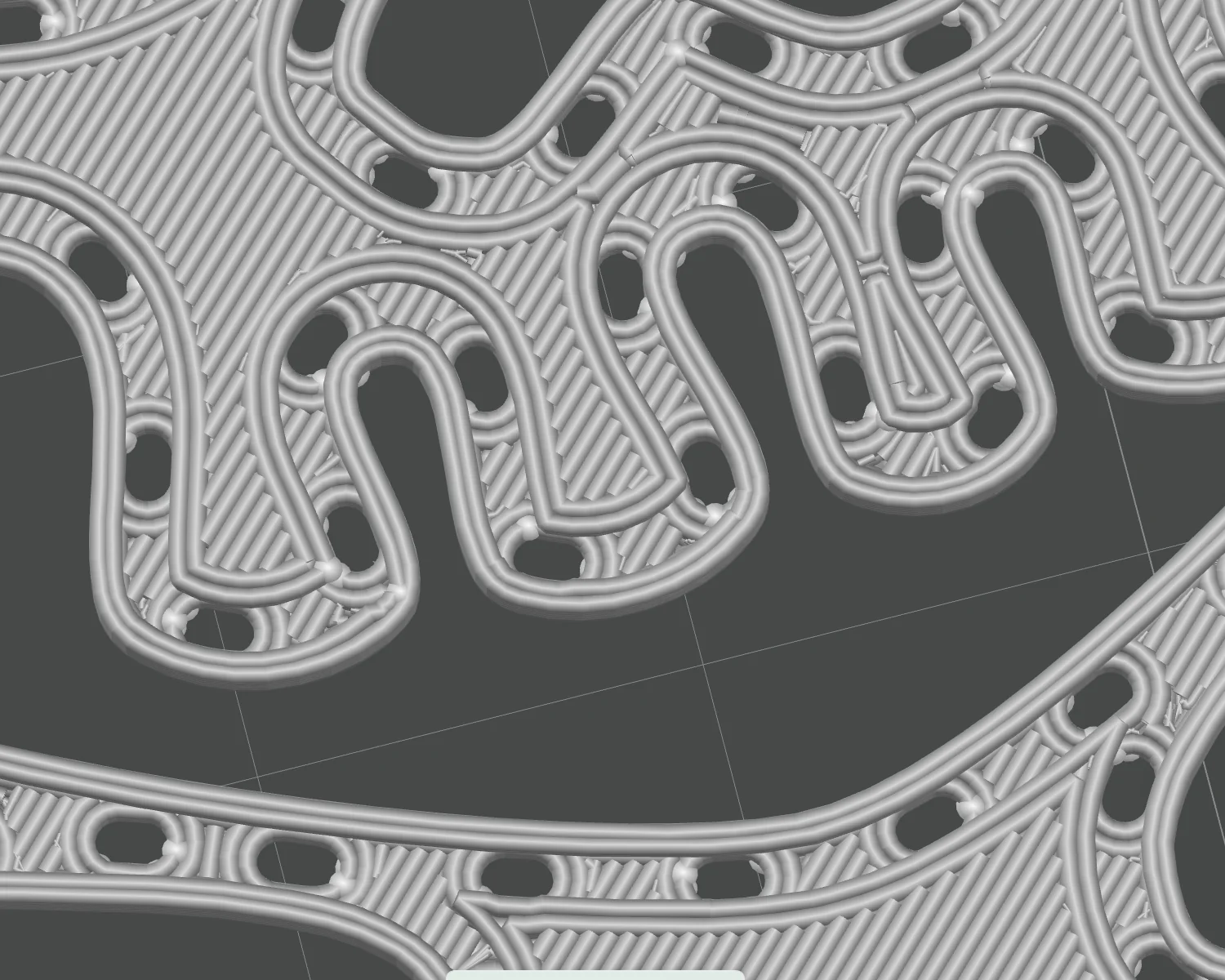 A BambuStudio screenshot showing a double outline around each detail.